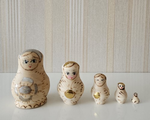 Vintage russian matryoshka - russian,