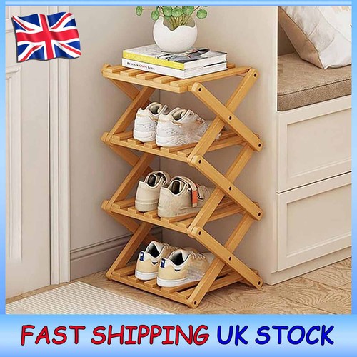 7tier foldable wooden shoe - 4-7tier,