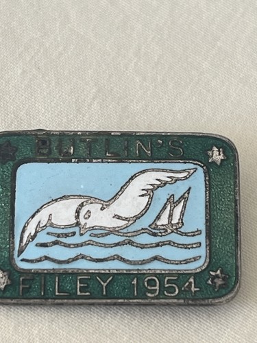 Vintage enamel butlins - enamel,
