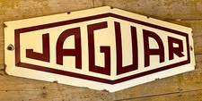 Large Jaguar Dealership Enamel