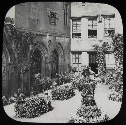 Glass magic lantern slide - magic,