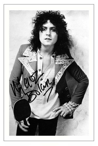 Marc bolan signed autograph - bolan,