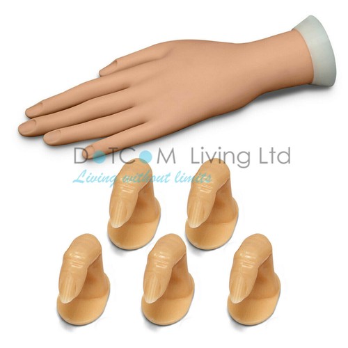 Training hand fake fingers - training,