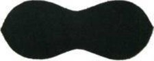 Black leather trunk strap - black,