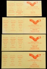 Four Cheltenham Town FC Football Ticket Bundle Lot Conference League x4