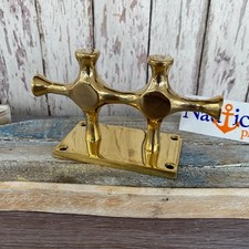 Large Brass Double Cross