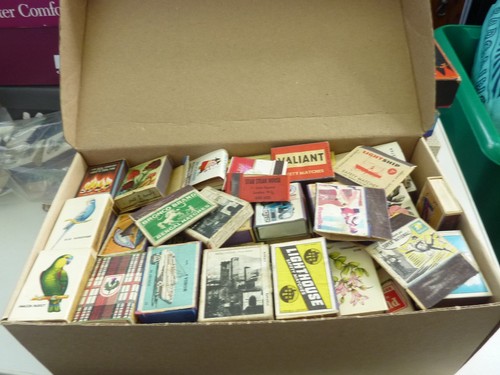 Vintage bundle match boxes - bundle,