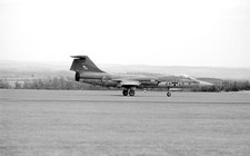JG33, WGAF, F-104G Starfighter, 24+29 at Buchel, 2 Sep 1973 - Original B&W neg