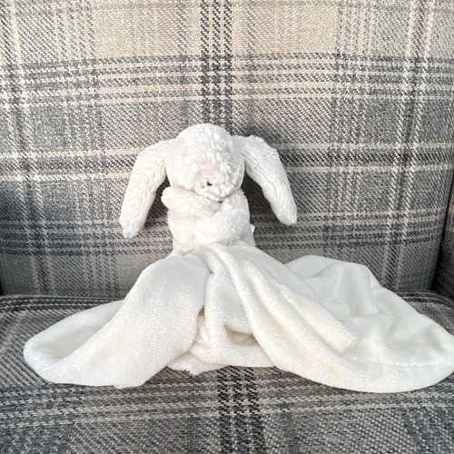 Bashful bunny jellycat blanket - bunny,
