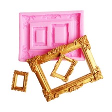 Vintage Frame Silicone Fondant