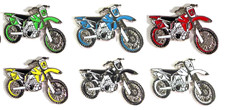 Motocross motorcycle pin