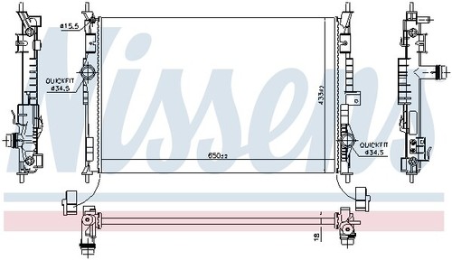 Radiator engine cooling for - radiator,,