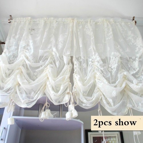 Retro lace voile curtain - retro,