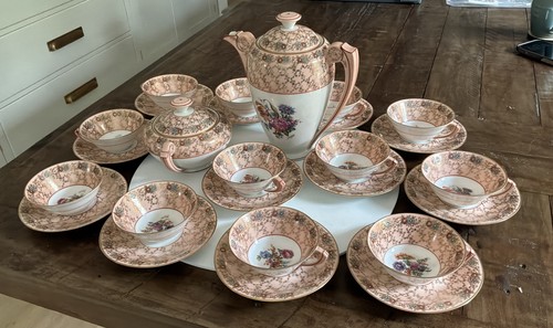 Vtg limoges hand painted - hand,