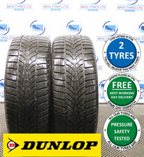X2 PW 225/55R17 225 55 17 DUNLOP SP WINTER SPORT 97H M+S ⭐MO TYRES *7.1MM(340OC)