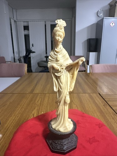 Oriental resin figurine circa - oriental, figurine,