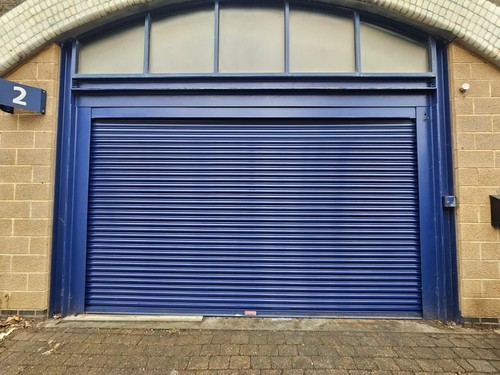 Roller shutter shop sign - shop,