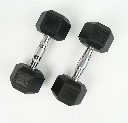 5kg hex dumbbells - dumbbells, set