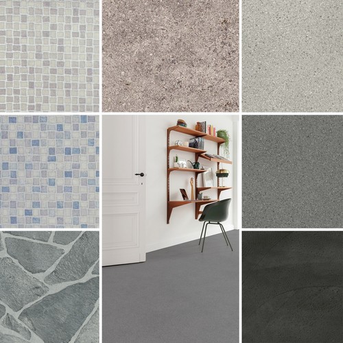 Vinyl flooring mosaic stone - vinyl,