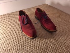 Russell Bromley Burgundy Suede