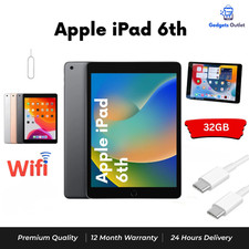 Apple iPad 6th Gen 32GB Grey