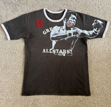 Original vintage 90s iconic Ringspun Allstars Muhammad Ali charcoal Men’s Size M