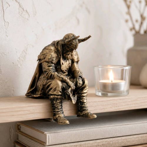 Sad viking sitting ledge - viking, a