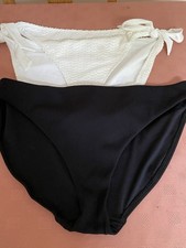 Two Pairs Of Bikini/ Tankini Bottoms Size 22
