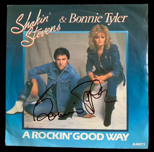 Signed bonnie tyler rockin - tyler,