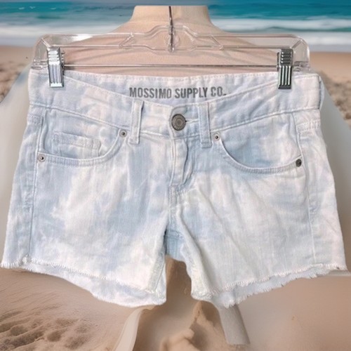 Denim cutoffs tie dye jean - denim,