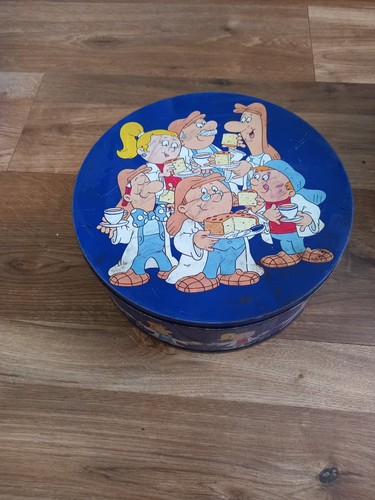 Vintage tetley tea cake - vintage, tin