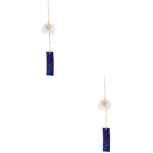 Multicolor glass wind - multicolor, bells