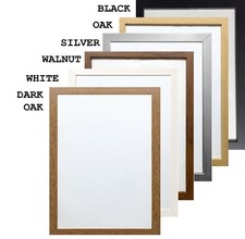 A1 A2 A3 A4 A5 Black Photo Frame White Picture Frame Poster Frames Silver Oak