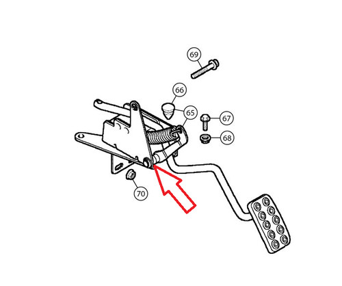 Mgf accelerator pedal - 2,