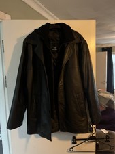 Matinee Men’s Vintage Retro Medium weight Leather Jacket Size Large.  C2