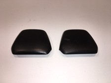 Volvo 240 Upper Seat Belt Bolt Covers Black Pair Genuine 244 245 265 Seatbelt