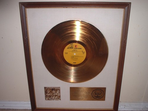 Jethro tull riaa gold - gold, record