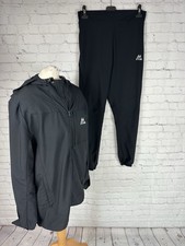 Montirex Shift 2.0 Black Tracksuit Men’s Size Medium Zip Up Jacket / Bottoms