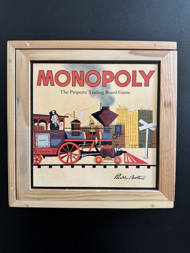 Monopoly wooden boxed - boxed, version