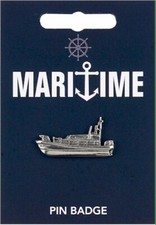 Life Boat Silver Pewter Pin