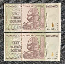 Zimbabwe banknotes 50 - banknotes.,