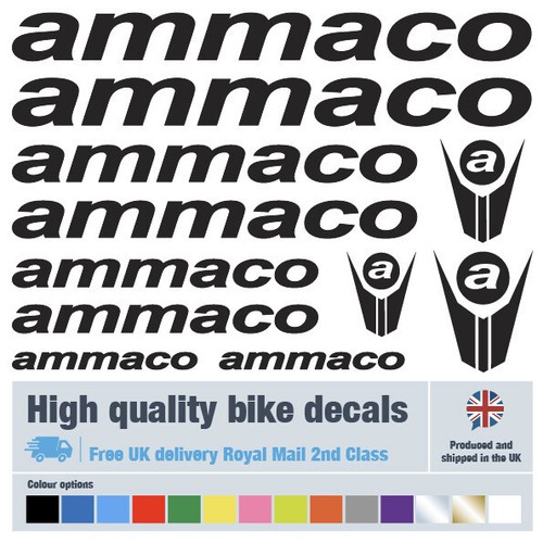 Ammaco bike decals labels - , with
