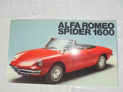 Alfa romeo spider 1600 sales - alfa,