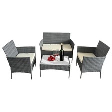 Garden Furniture Set 4 Piece