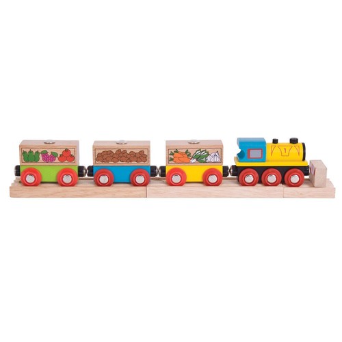 Bigjigs rail fruit and - fruit, veg