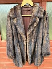 Vintage Mink Fur Woman`s Coat