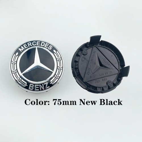 Mercedes black alloy wheel - 4x,