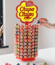 200 CHUPA CHUPS LOLLIES DISPLAY WHEEL STAND 200 ASSORTED LOLLIES Cheapest