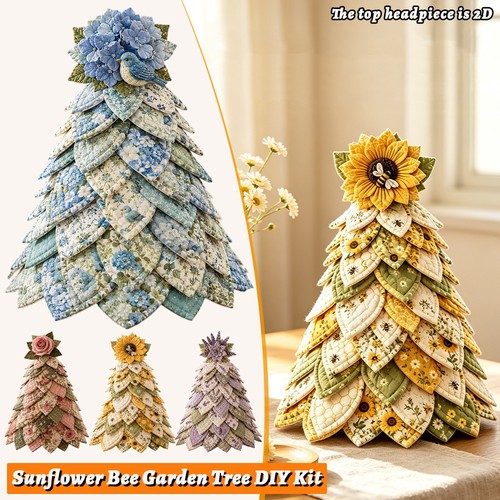 Christmas trees kit quilted - trees, 3d