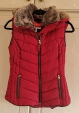 Joules Red Gilet Size 8 With